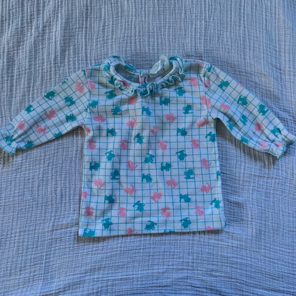 Vintage long-sleeved baby shirt